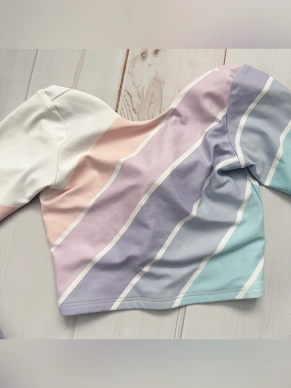 Saint Ida Minty Pastel Two Piece Rash Guard